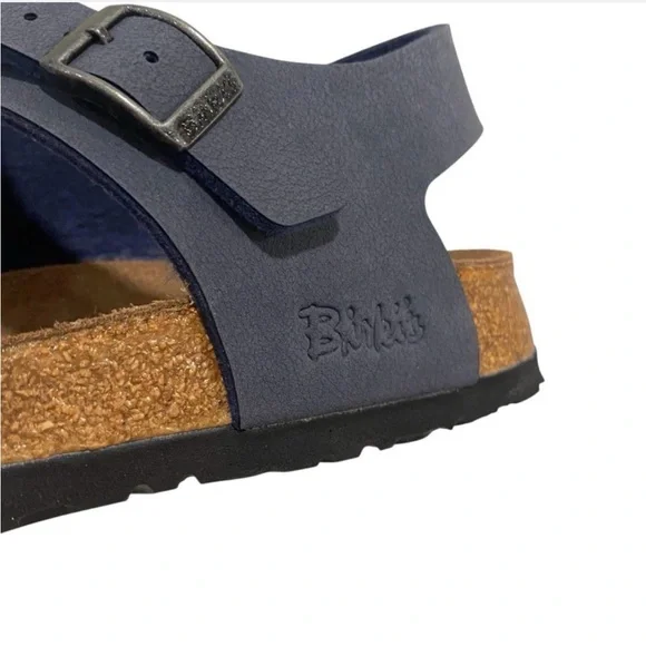 Birkenstocks Birki’s Navy Blue Sandals - BRAND NEW - Size 7/7.5 - Picture 6 of 8